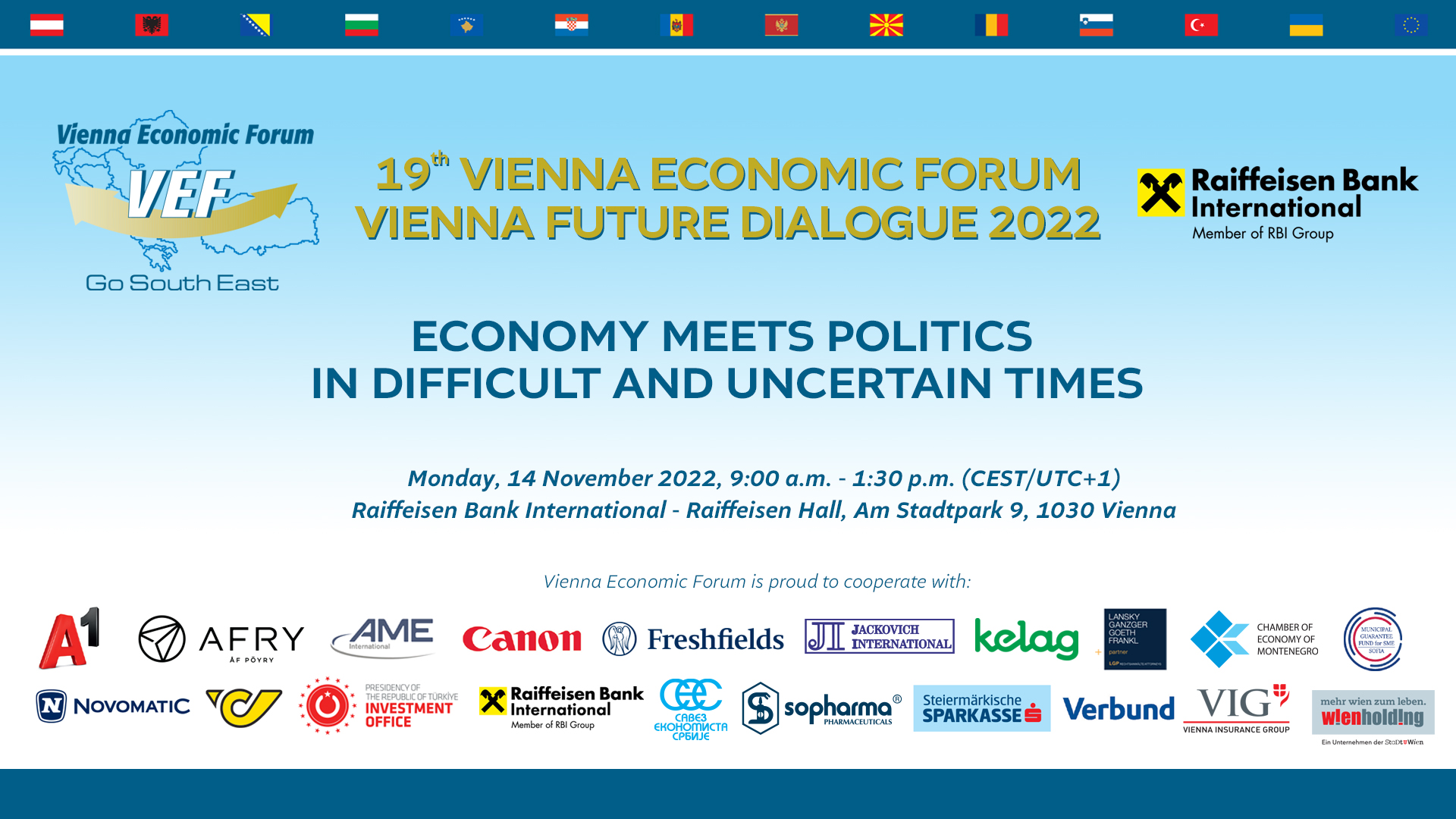19. Vienna Economic Forum – Vienna Future Dialogue 2022