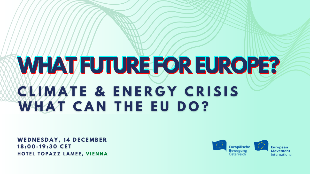 What Future for Europe? Klima- und Energiekrise – Was kann die EU tun?