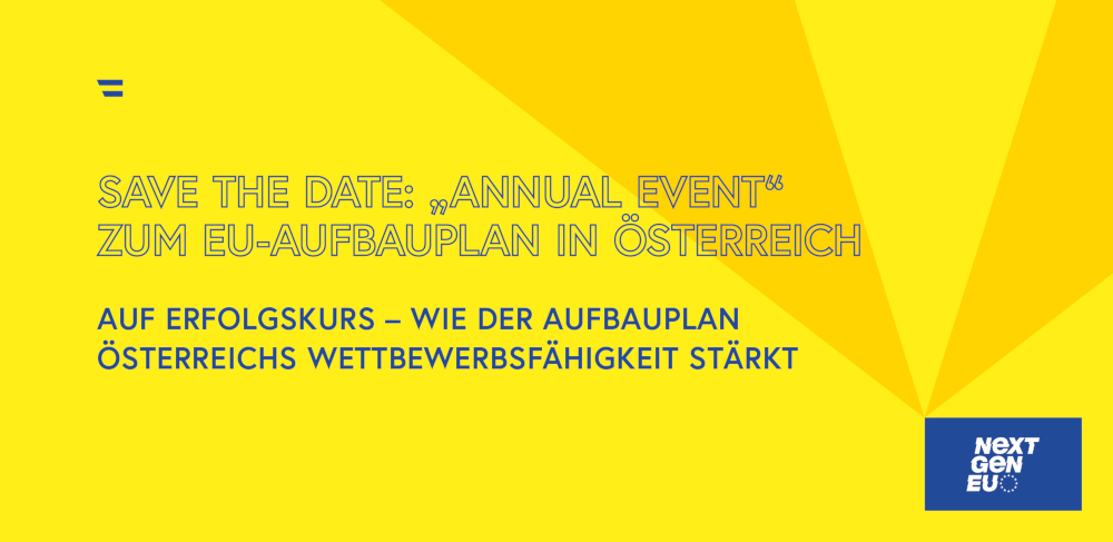 Save the date annual event aufbauplan