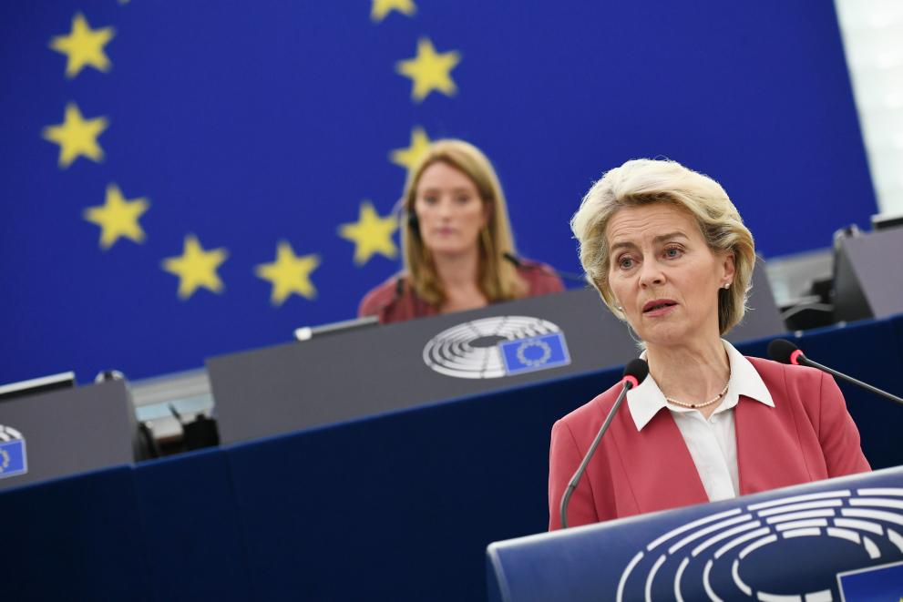 Participation of Ursula von der Leyen, President of the European Commission, in the plenary session of the European Parliament
