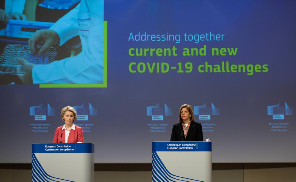 Press conference by Ursula von der Leyen, President of the European Commission, and Stella Kyriakides, European Commissioner, on facing current and new COVID-19 challenges