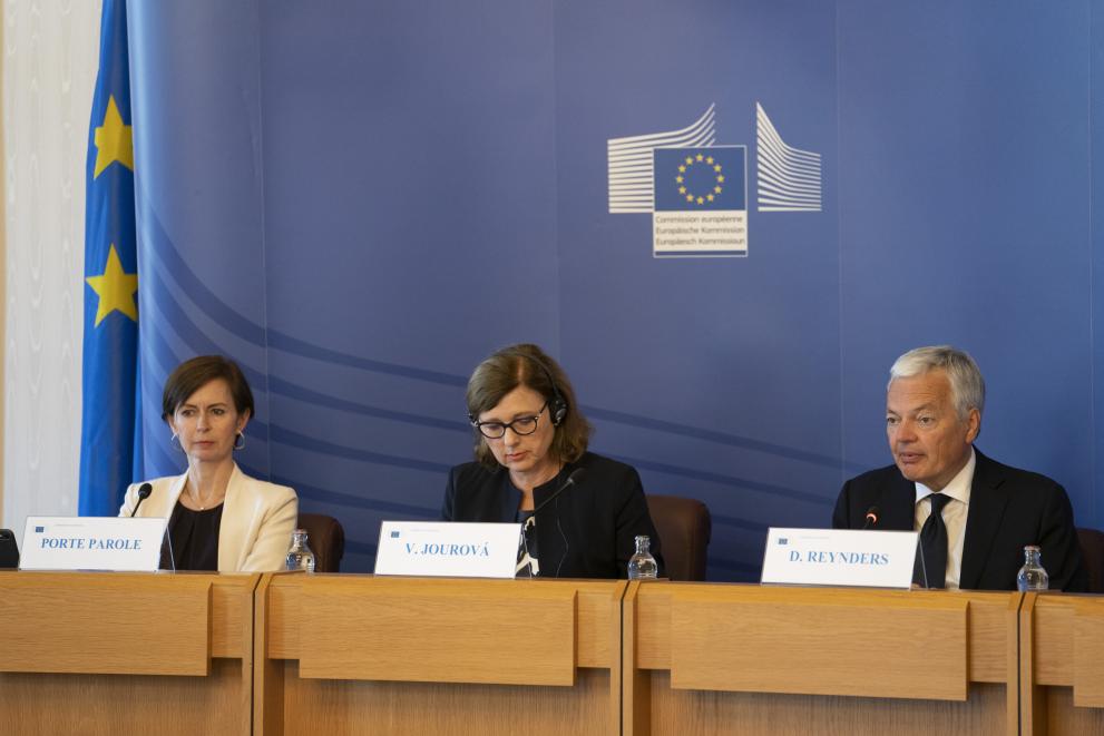 Read-out of the weekly meeting of the von der Leyen Commission by Vĕra Jourová, Vice-President of the European Commission and Didier Reynders, European Commissioner, on the Rule of Law Report 2022: Commission issues specific recommendations to Member…