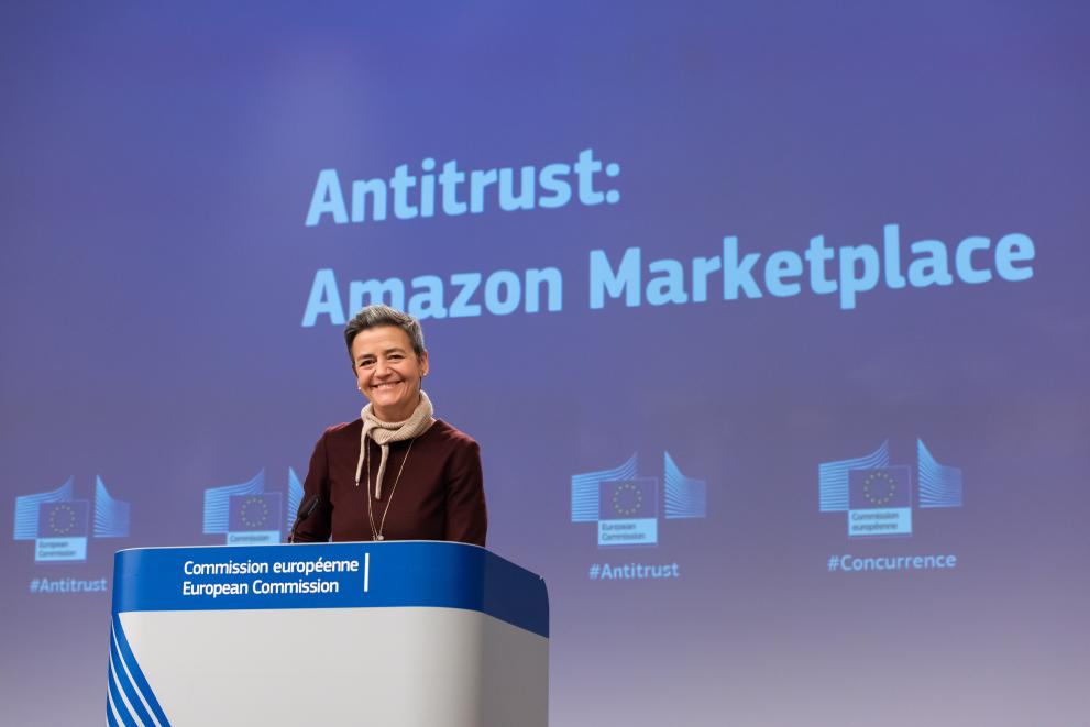 Press conference by Margrethe Vestager, Executive Vice-President of the European Commission, on an anti-trust case