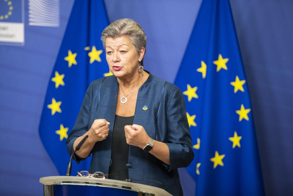 Press point by Ylva Johansson, European Commissioner, and Mari Juritsch, Return Coordinator at DG Migration and Home Affairs of the European Commission, on the operational strategy for more effective returns