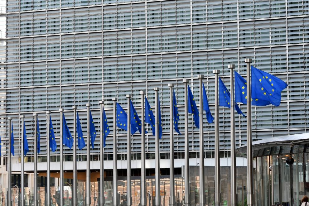 Entrance to the Berlaymont building