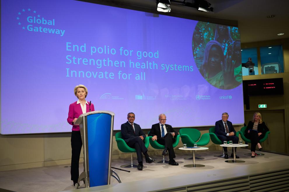 Participation of Ursula von der Leyen, President of the European Commission, to the launch event of a new funding partnership to eradicate polio