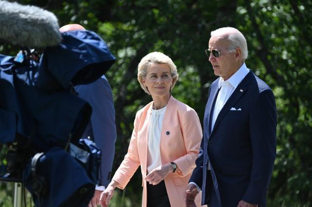 EU-Kommissionspräsidentin Ursula von der Leyen und US-Präsident Joe Biden