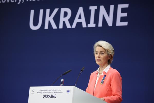 Participation of Ursula von der Leyen, President of the European commission, in the International Expert Conference on the Recovery, Reconstruction and Modernisation of Ukraine