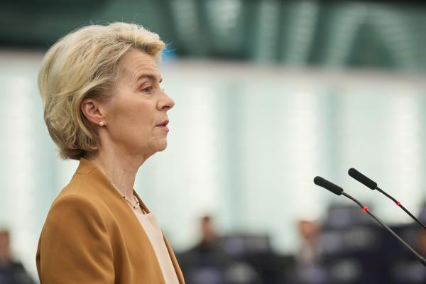 Participation of Ursula von der Leyen, President of the European Commission, in the plenary session of the European Parliament