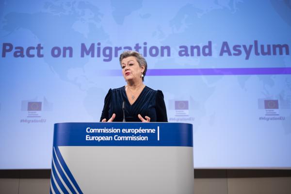 Press conference by Margaritis Schinas, Vice-President of the European Commission, and Ylva Johansson, European Commissioner, on the political agreement reached on the Pact on Migration and Asylum