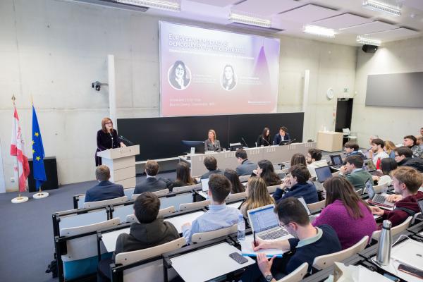 Visit of Dubravka Šuica, Vice-President of the European Commission, to the College of Europe, in Bruges
