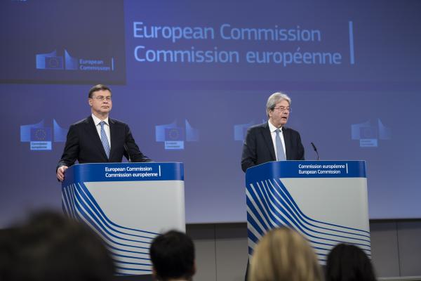 Read-out of the weekly meeting of the von der Leyen Commission by Valdis Dombrovskis, Executive Vice-President of the European Commission, and Paolo Gentiloni, European Commissioner, on the RRF midterm evaluation