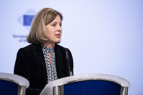 Signing Ceremony hosted by Věra Jourová, Vice-President of the European Commission, for the establishment of the interinstitutional Ethics Body