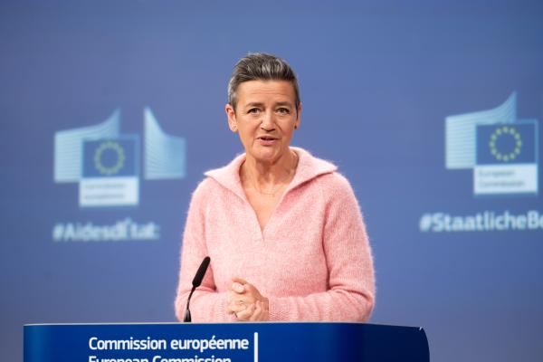 Press conference by Margrethe Vestager, Executive Vice-President of the European Commission, on the approval of state aid for two Important Projects of Common European Interest 'Hy2Move' and 'Med4Cure'