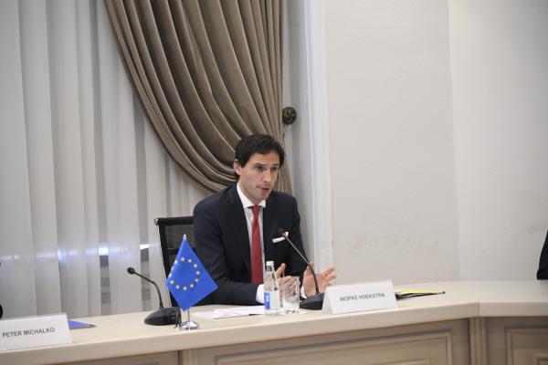 Visite of Wopke Hoekstra, European Commissioner, to Azerbaijan