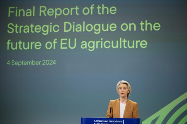 Press conference by Ursula von der Leyen, President of the European Commission, and Peter Strohschneider, Chairman of the Strategic Dialogue on the Future of EU Agriculture, on the publication of the final report of the Strategic Dialogue on the Future…