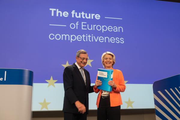 Press conference by Ursula von der Leyen, President of the European Commission, and Mario Draghi, Special Advisor to Ursula von der Leyen, on the report of the future of European competitiveness