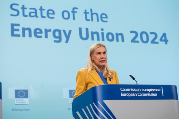 Read-out of the weekly meeting of the von der Leyen Commission by Kadri Simson, European Commissioner, on the State of the Energy Union Report 2024